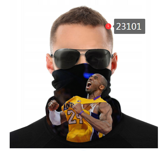 NBA 2021 Los Angeles Lakers #24 kobe bryant 23101 Dust mask with filter->nba dust mask->Sports Accessory